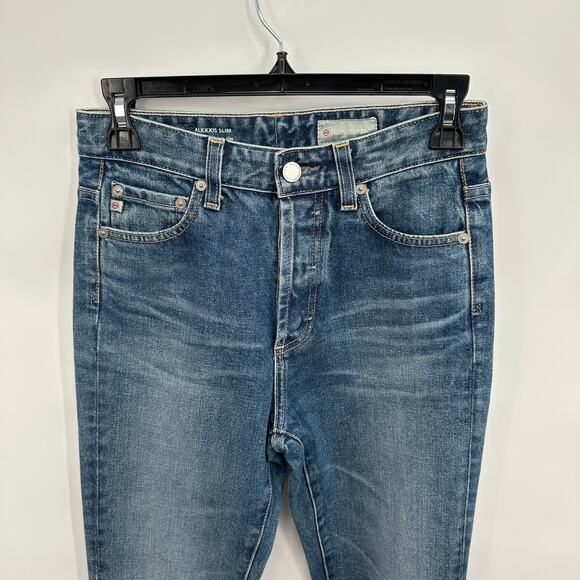 AG JEANS NWOT Alexxis Slim Straight 360° Denim Jeans in 10 Years Elwood // 25 - Picture 6 of 12